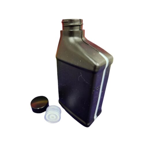 8oz Square Black Bottle